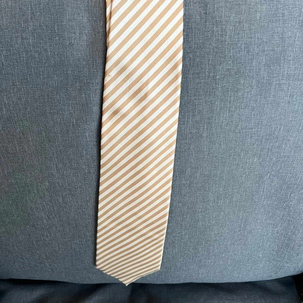 Roberto Stovelli Milano Stripe Silk Tie with Made In Italy MINT